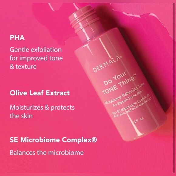 Dermala Fo Your TONE Thing Microbiome Balancing Toner for blemish-prone skin - Picture 2 of 7